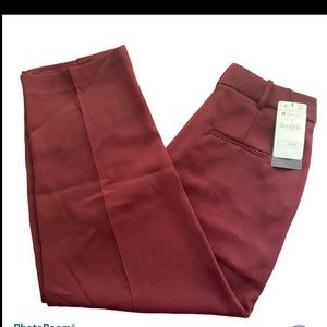 NWT Zara Cropped Straight Leg Pant